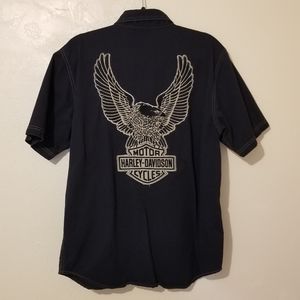 Harley-Davidson Men's Collared Button Down Shirt